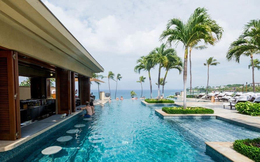 Adult only the Serenity Pool at Four Seasons Resort in Maui