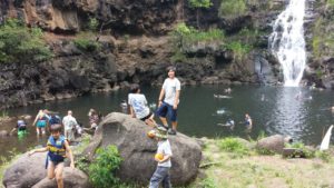 Waimea Waterfall and Swimming